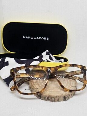 Marc Jacobs Tortoise Square Optical Frames - NEW with Case